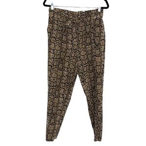 C by one Snake Print Pants